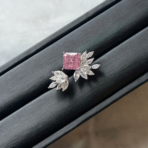 Aurora Pink 1.7ct Square Radiant Cut