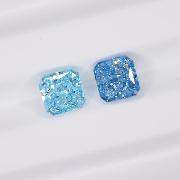 Ocean Blue Square 1.7ct Radiant Cut