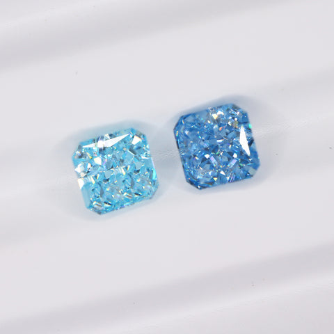 Ocean Blue Square 1.7ct Radiant Cut