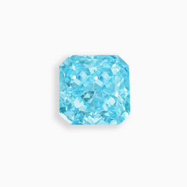 Paraiba blue Square Radiant Cut