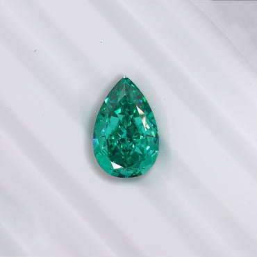 Mermaid Green 6ct Pear Cut