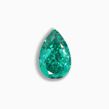 Mermaid Green 6ct Pear Cut