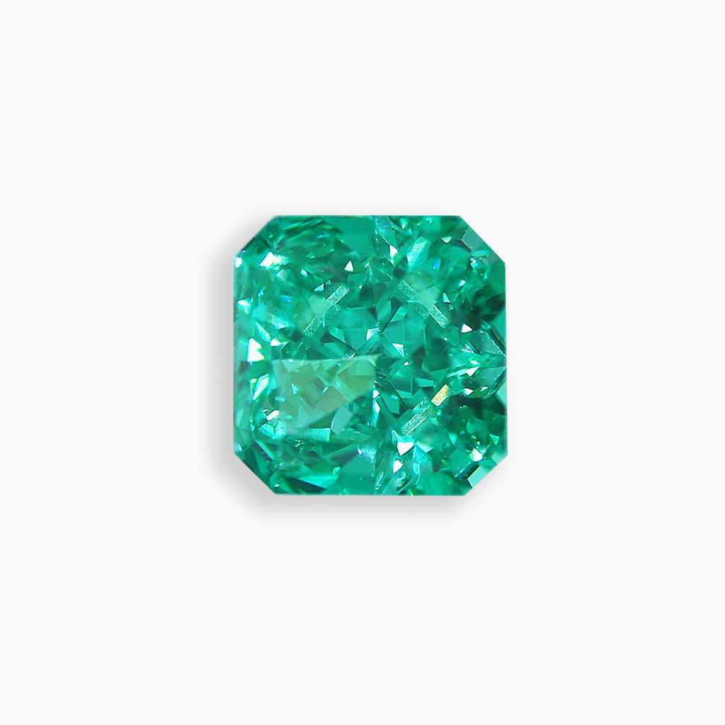 Mermaid Green Square Radiant Cut