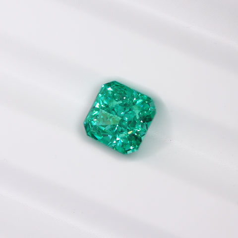 Mermaid Green Square Radiant Cut