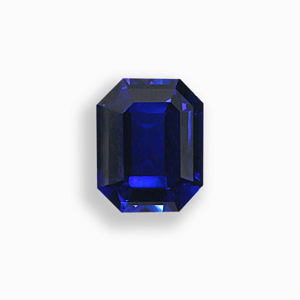 Blue Sapphire 3.5ct Rectangular Cut