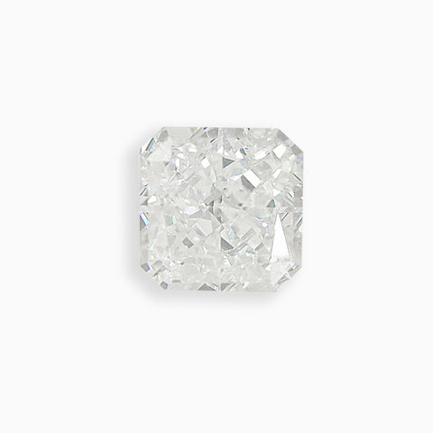 Warm White 2.5ct Square Radiant Cut